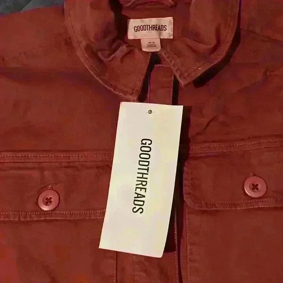 Goodthreads Women's Relaxed Chino Chore Jacket - Picture 2 of 6